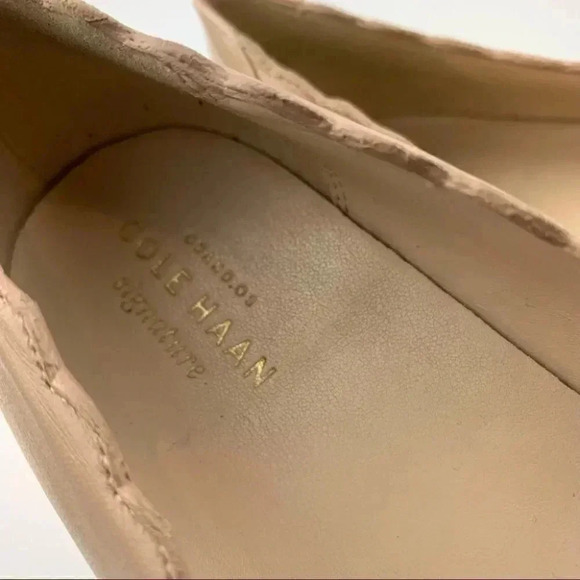 Cole Haan grand OS signature ballet flats size 8  pink leather balletcore - Picture 10 of 12